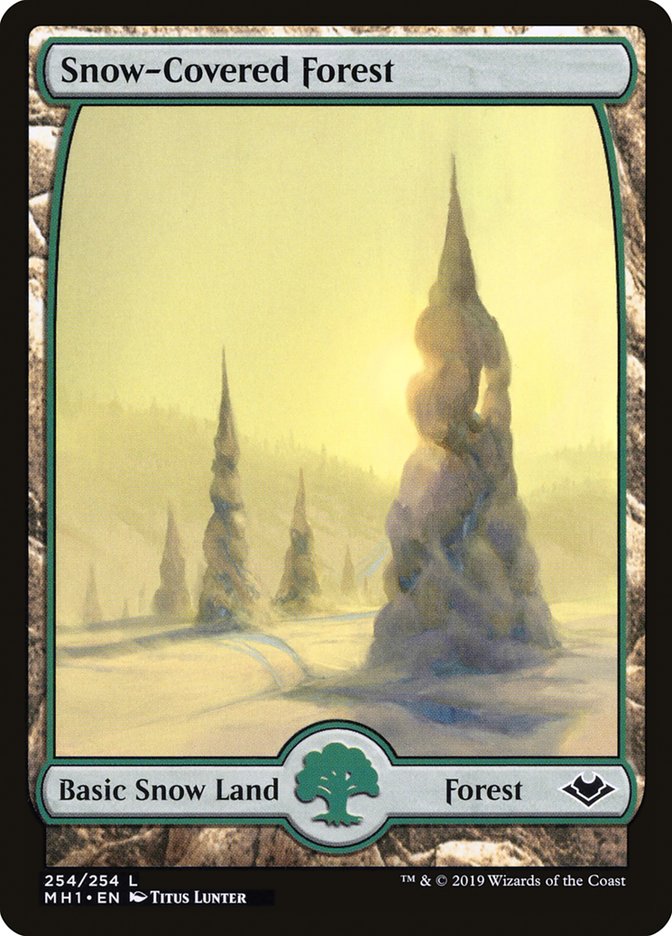 Snow-Covered Forest [Modern Horizons] | Card Merchant Takapuna