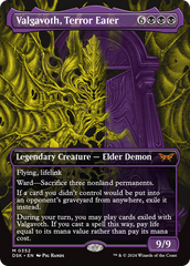 Valgavoth, Terror Eater (Showcase) [Duskmourn: House of Horror] | Card Merchant Takapuna