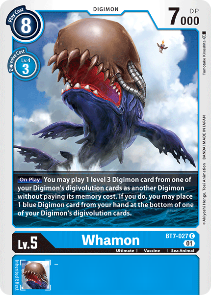 Whamon [BT7-027] [Next Adventure] | Card Merchant Takapuna