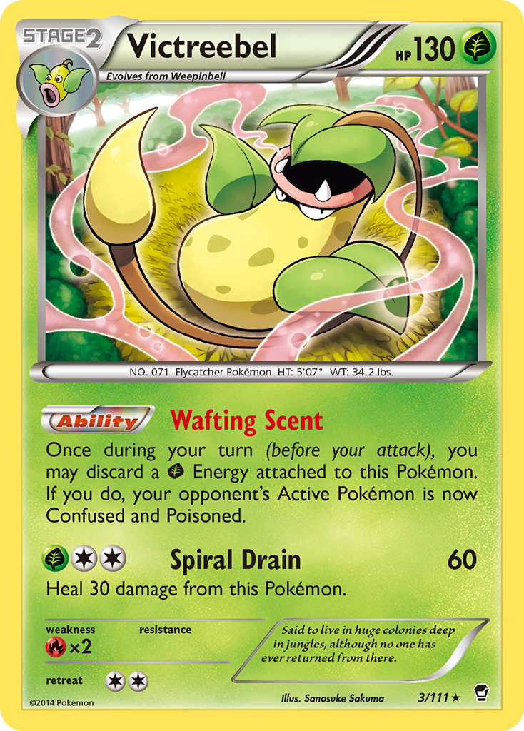 Victreebel (3/111) [XY: Furious Fists] | Card Merchant Takapuna