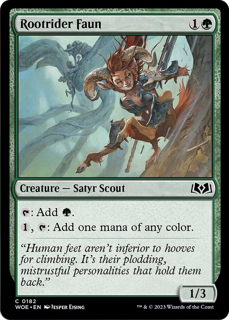 Rootrider Faun [Wilds of Eldraine] | Card Merchant Takapuna