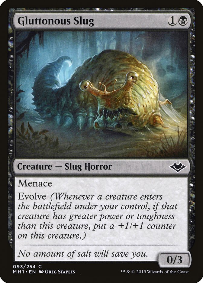 Gluttonous Slug [Modern Horizons] | Card Merchant Takapuna