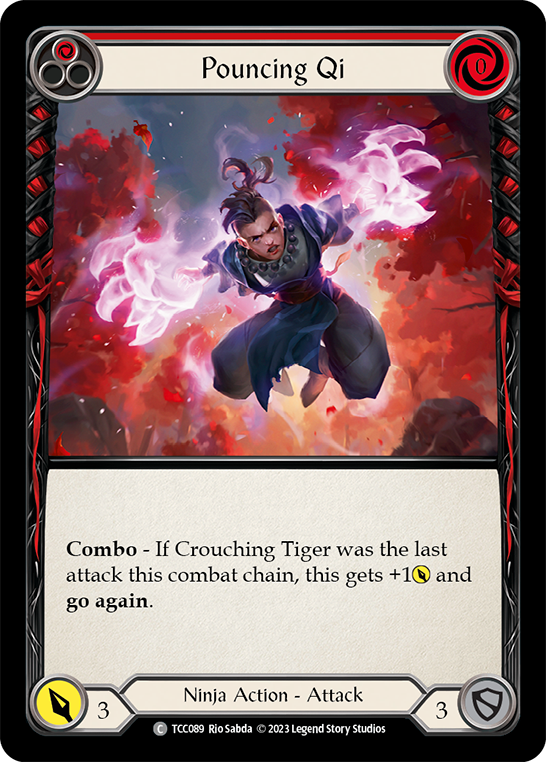 Pouncing Qi (Red) [TCC089] (Round the Table: TCC x LSS) | Card Merchant Takapuna