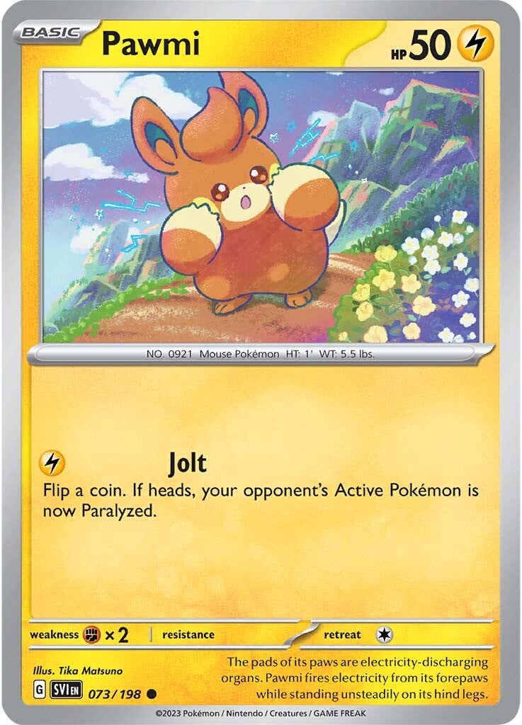 Pawmi (073/198) [Scarlet & Violet: Base Set] | Card Merchant Takapuna