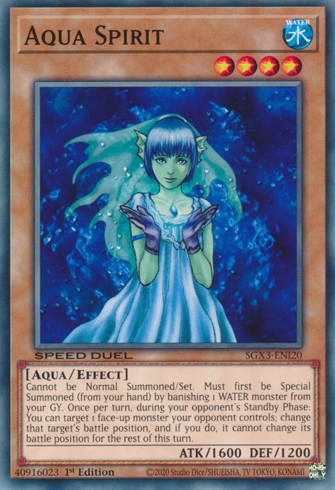 Aqua Spirit [SGX3-ENI20] Common | Card Merchant Takapuna