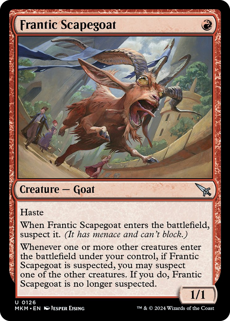 Frantic Scapegoat [Murders at Karlov Manor] | Card Merchant Takapuna