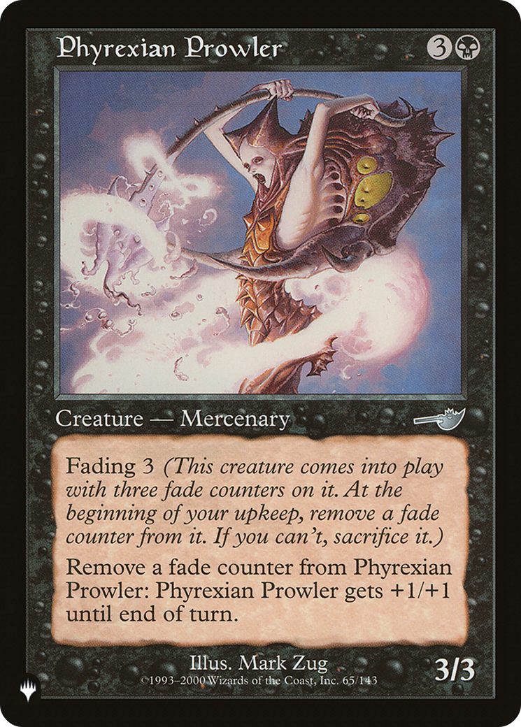 Phyrexian Prowler [The List] | Card Merchant Takapuna