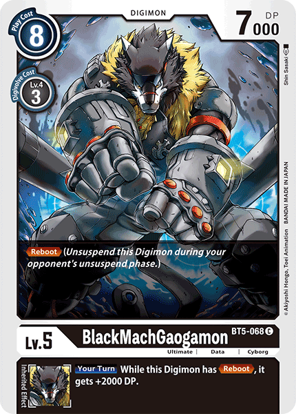 BlackMachGaogamon [BT5-068] [Battle of Omni] | Card Merchant Takapuna