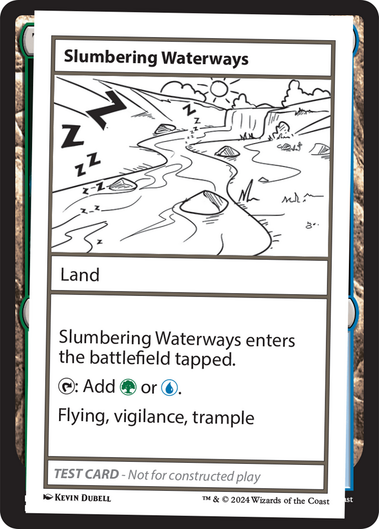 Slumbering Waterways [Mystery Booster 2 Playtest Cards] | Card Merchant Takapuna