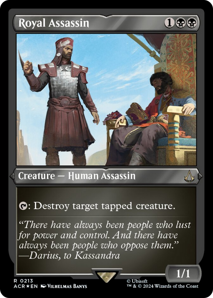 Royal Assassin (Foil Etched) [Assassin's Creed] | Card Merchant Takapuna