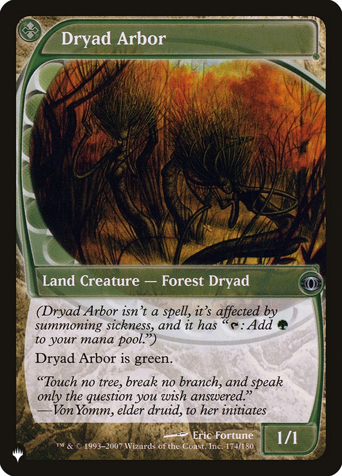 Dryad Arbor [The List] | Card Merchant Takapuna