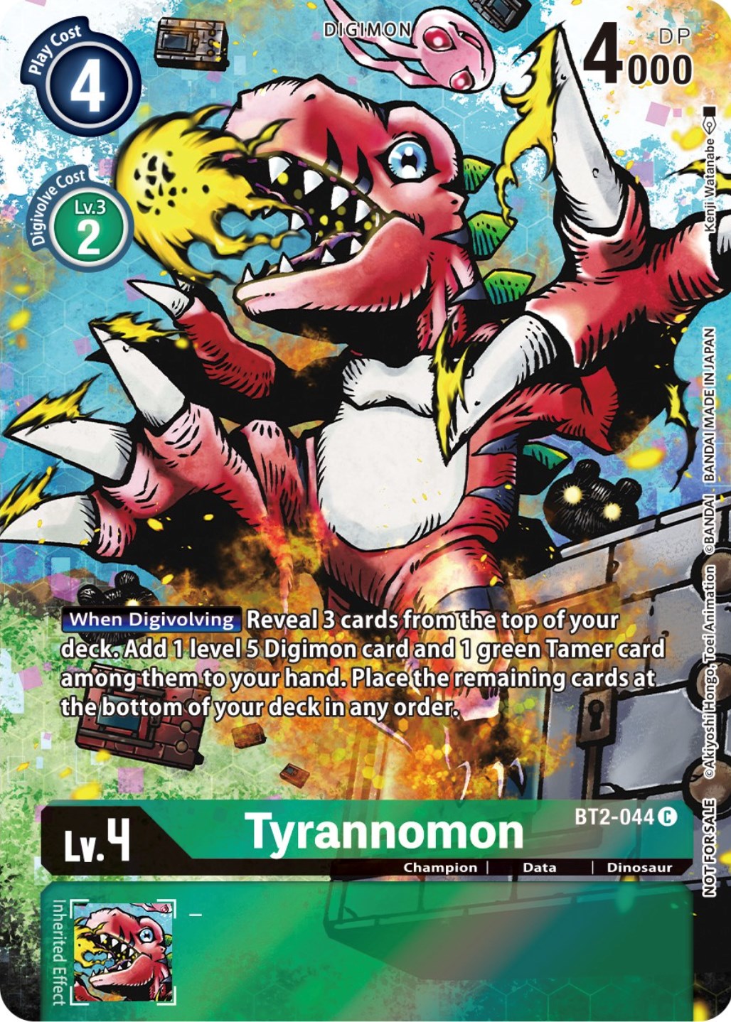 Tyrannomon [BT2-044] (25th Special Memorial Pack) [Release Special Booster Promos] | Card Merchant Takapuna