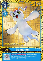 Gomamon [P-004] (2nd Anniversary Card Set) [Promotional Cards] | Card Merchant Takapuna