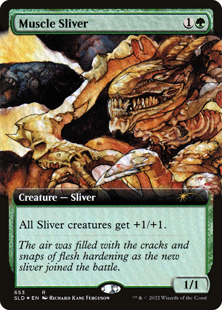 Muscle Sliver (Extended Art) [Secret Lair Drop Promos] | Card Merchant Takapuna