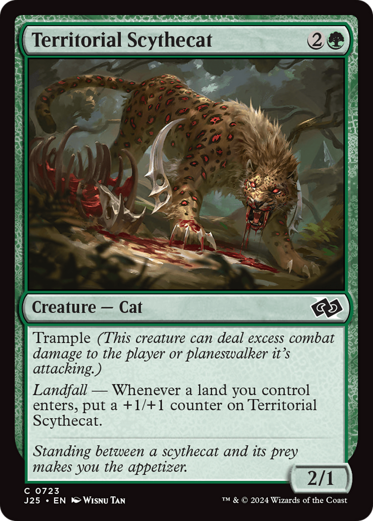 Territorial Scythecat [Foundations Jumpstart] | Card Merchant Takapuna