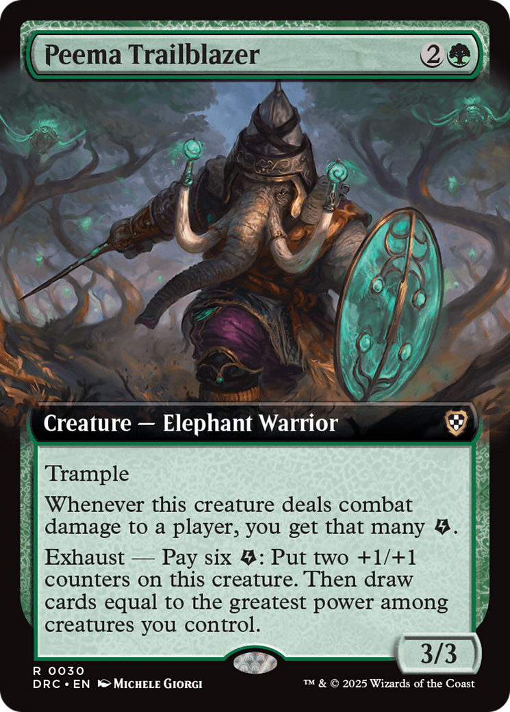 Peema Trailblazer (Extended Art) [Aetherdrift Commander] | Card Merchant Takapuna