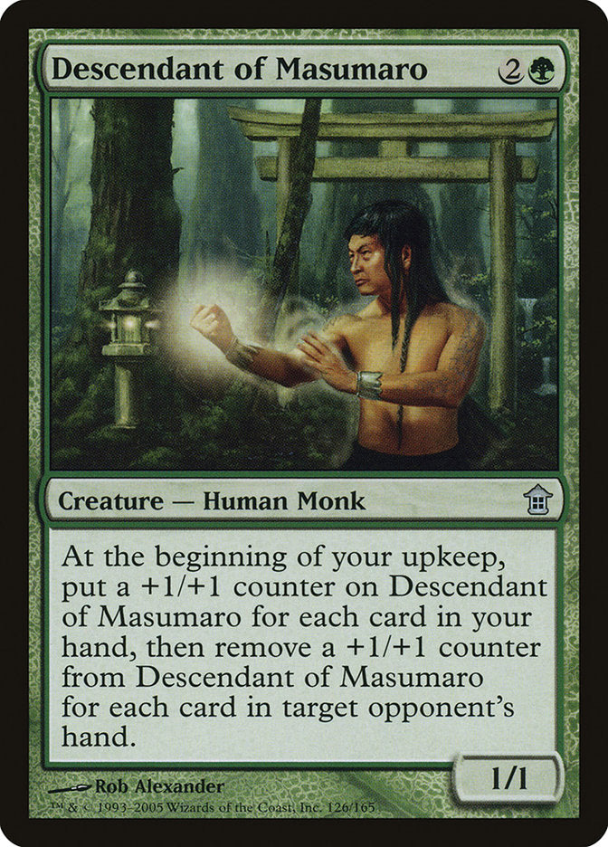 Descendant of Masumaro [Saviors of Kamigawa] | Card Merchant Takapuna