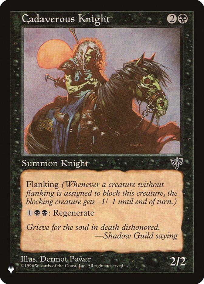 Cadaverous Knight [The List] | Card Merchant Takapuna