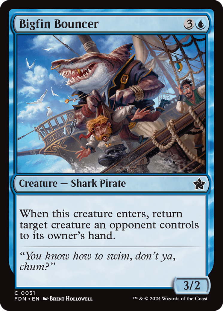 Bigfin Bouncer [Foundations] | Card Merchant Takapuna