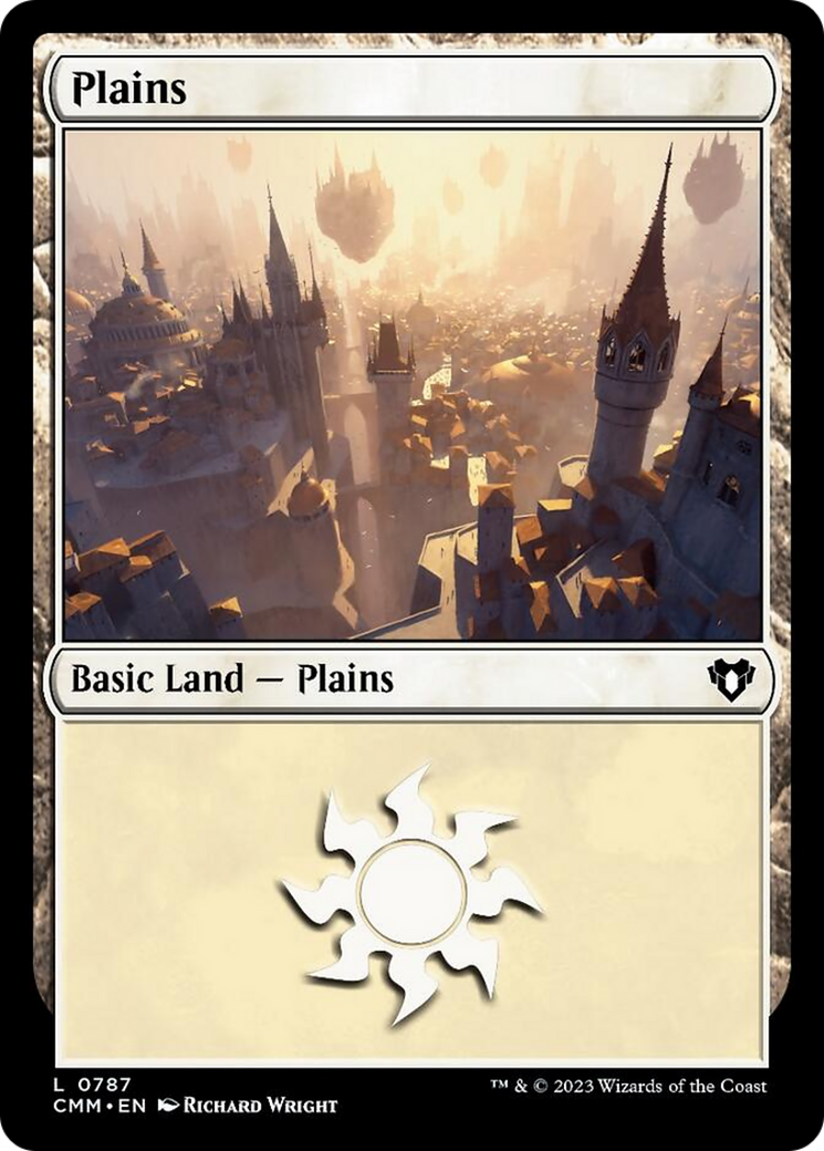 Plains (787) [Commander Masters] | Card Merchant Takapuna