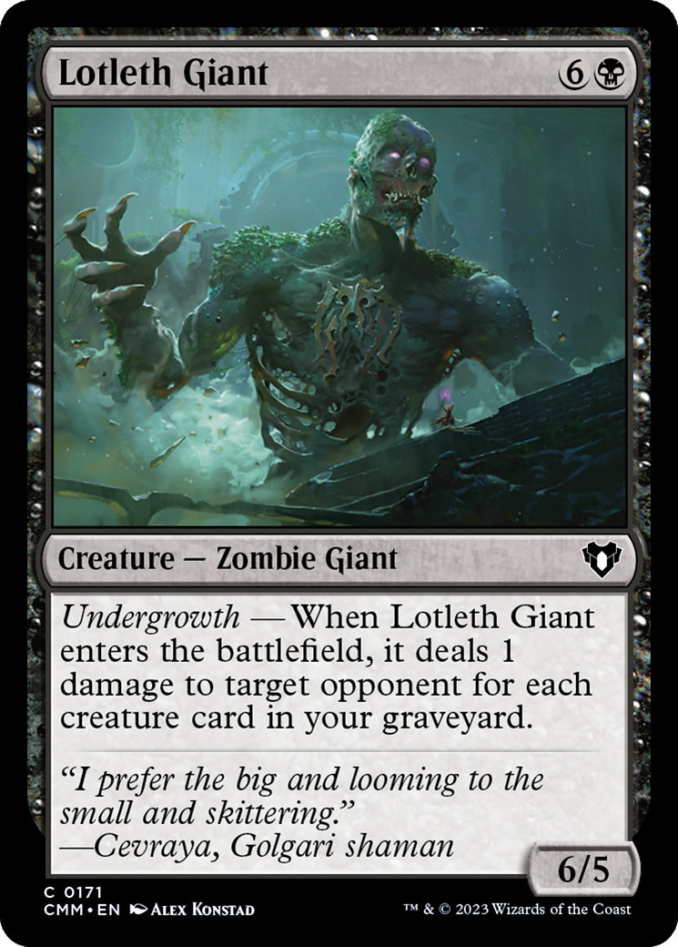 Lotleth Giant [Commander Masters] | Card Merchant Takapuna