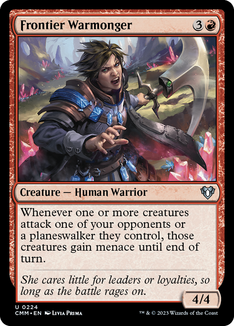 Frontier Warmonger [Commander Masters] | Card Merchant Takapuna