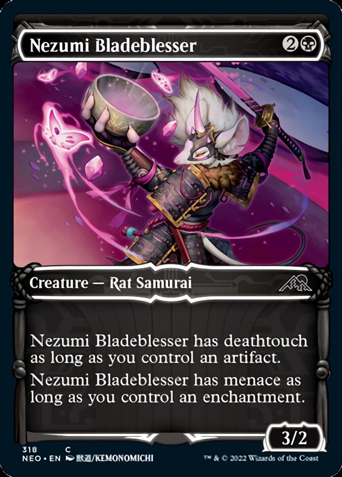 Nezumi Bladeblesser (Showcase Samurai) [Kamigawa: Neon Dynasty] | Card Merchant Takapuna