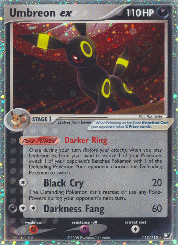 Umbreon ex (112/115) [EX: Unseen Forces] | Card Merchant Takapuna