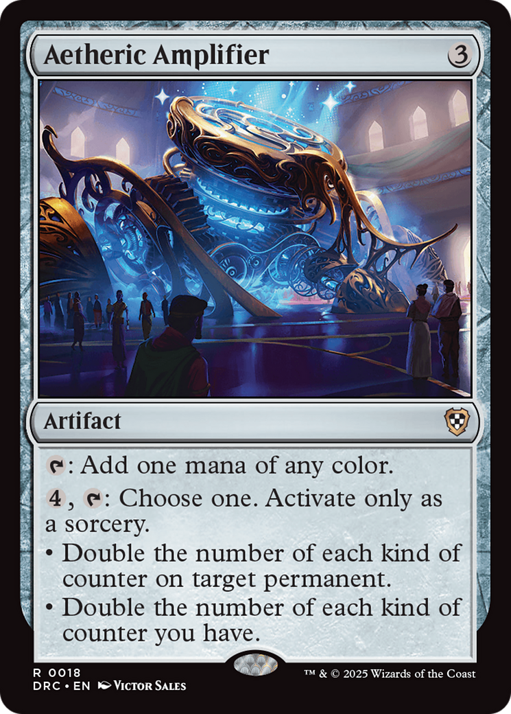 Aetheric Amplifier [Aetherdrift Commander] | Card Merchant Takapuna