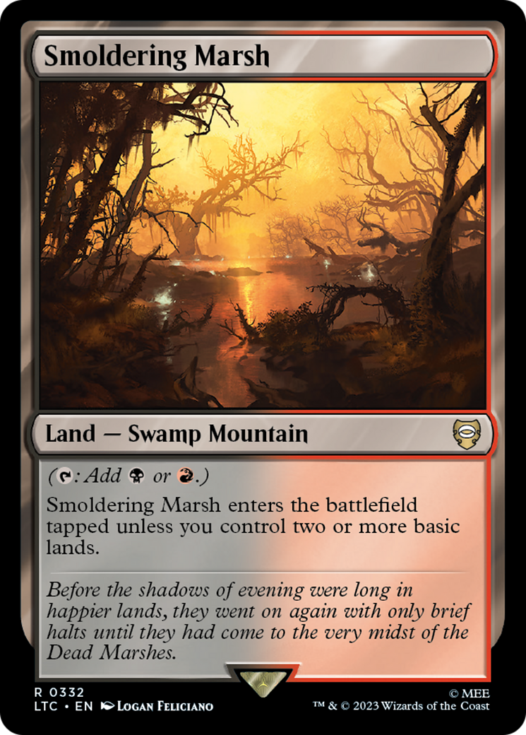 Smoldering Marsh [The Lord of the Rings: Tales of Middle-Earth Commander] | Card Merchant Takapuna