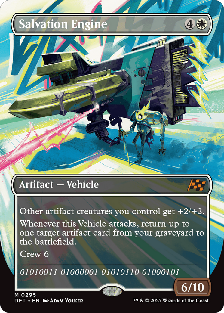 Salvation Engine (Borderless) [Aetherdrift] | Card Merchant Takapuna