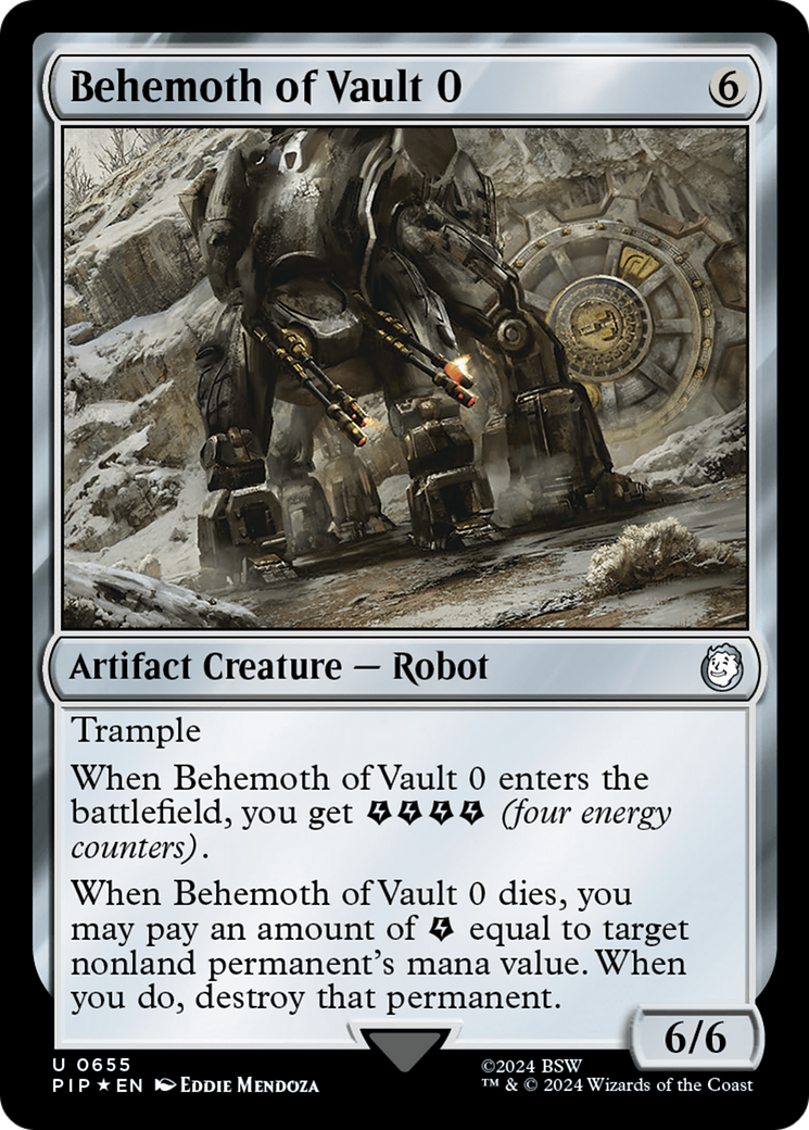 Behemoth of Vault 0 (Surge Foil) [Fallout] | Card Merchant Takapuna