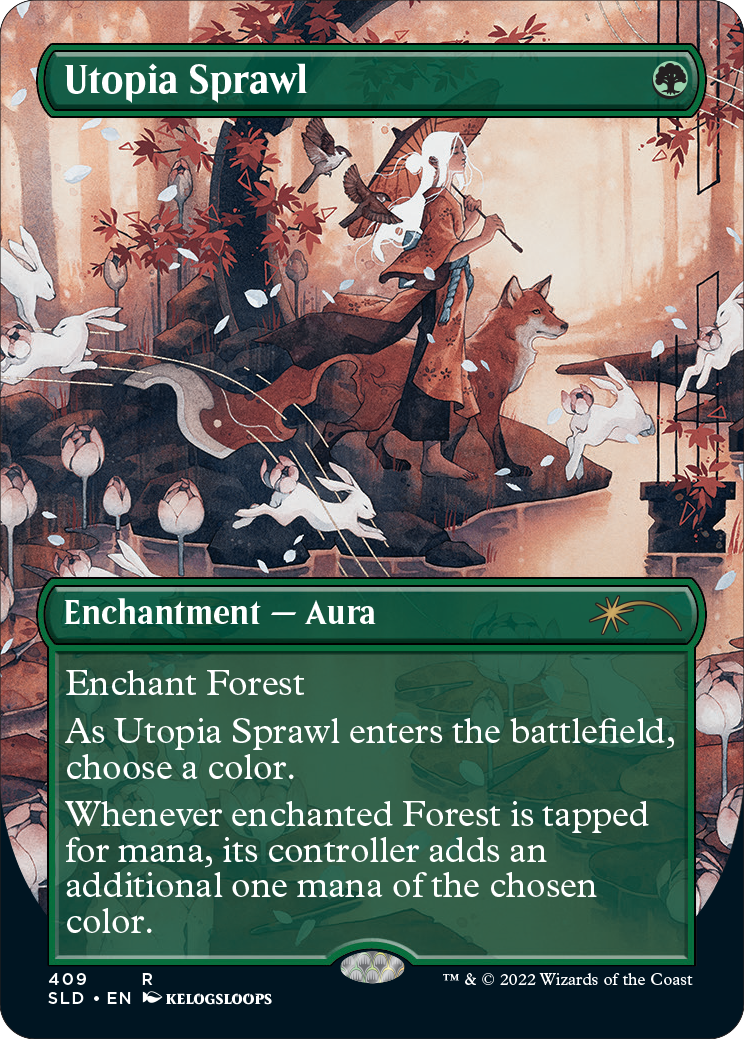 Utopia Sprawl (Borderless) [Secret Lair Drop Series] | Card Merchant Takapuna