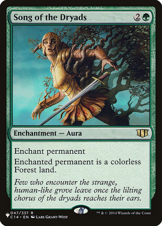 Song of the Dryads [The List] | Card Merchant Takapuna