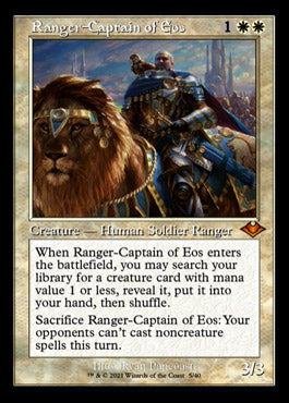 Ranger-Captain of Eos (Retro Foil Etched) [Modern Horizons] | Card Merchant Takapuna