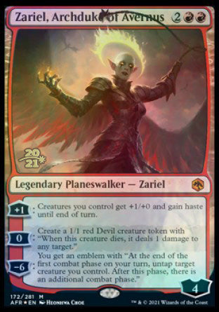 Zariel, Archduke of Avernus [Dungeons & Dragons: Adventures in the Forgotten Realms Prerelease Promos] | Card Merchant Takapuna