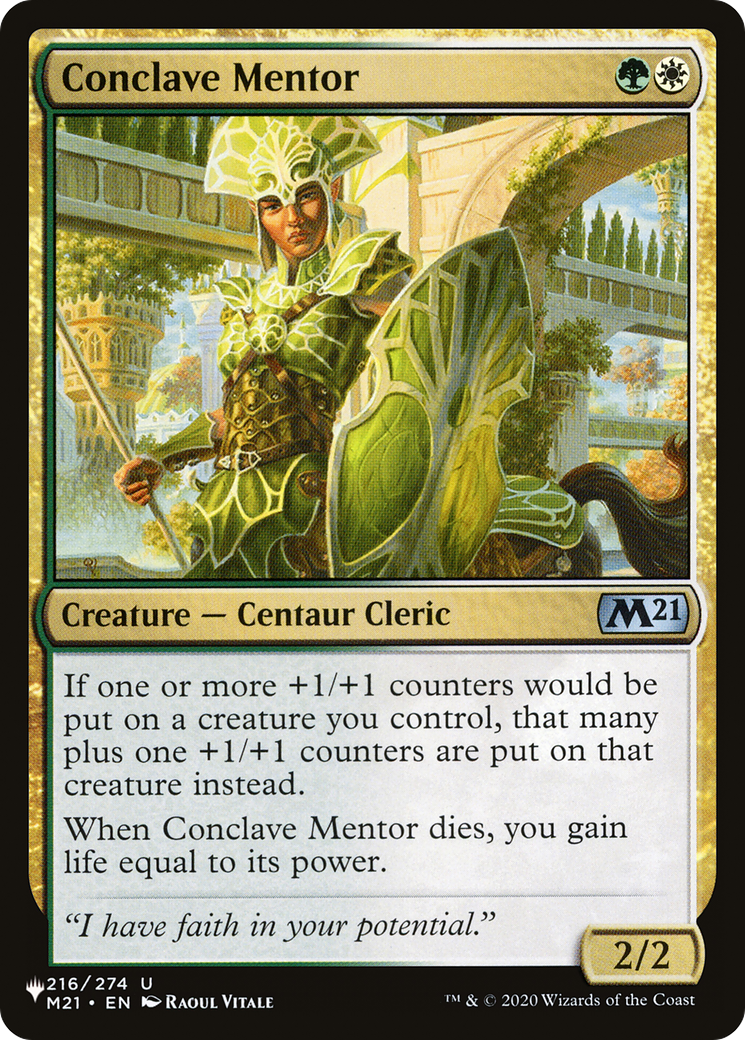 Conclave Mentor [The List] | Card Merchant Takapuna