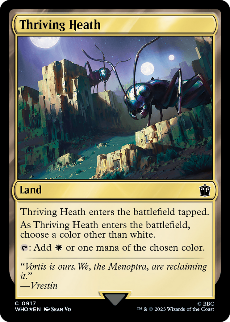 Thriving Heath (Surge Foil) [Doctor Who] | Card Merchant Takapuna