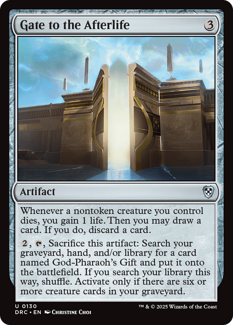 Gate to the Afterlife [Aetherdrift Commander] | Card Merchant Takapuna