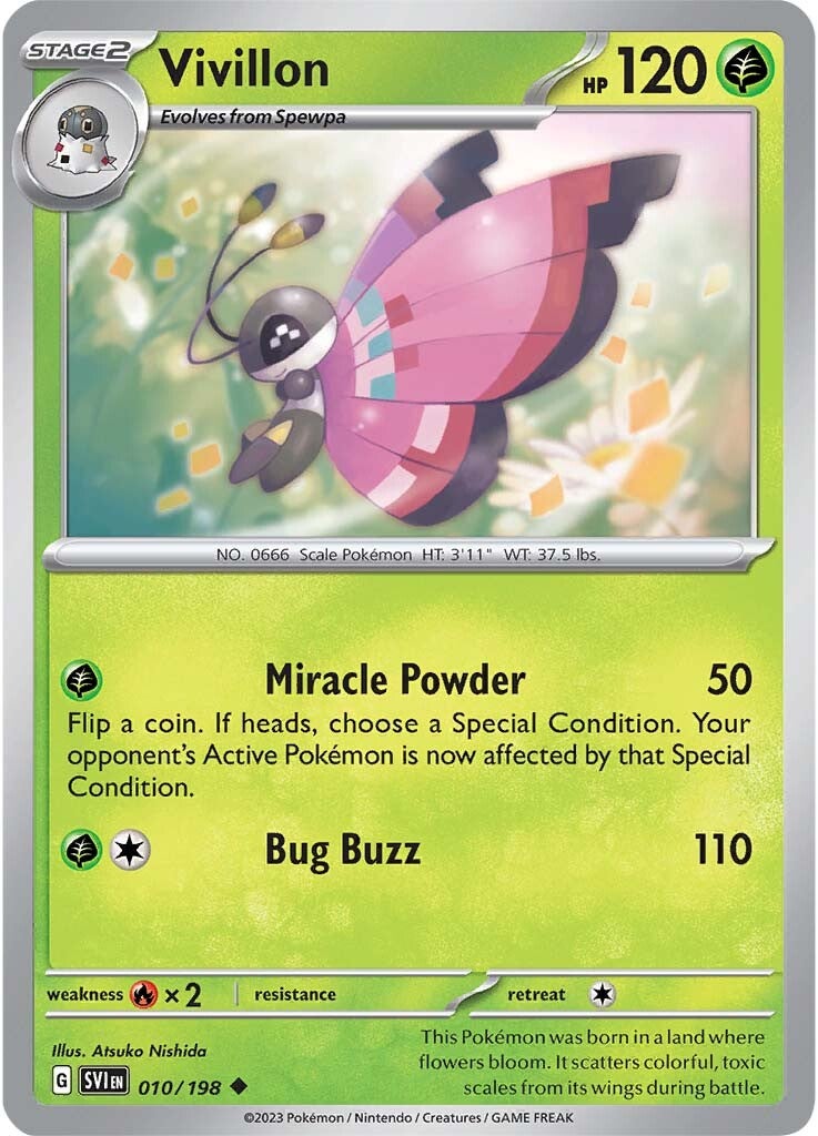 Vivillon (010/198) [Scarlet & Violet: Base Set] | Card Merchant Takapuna