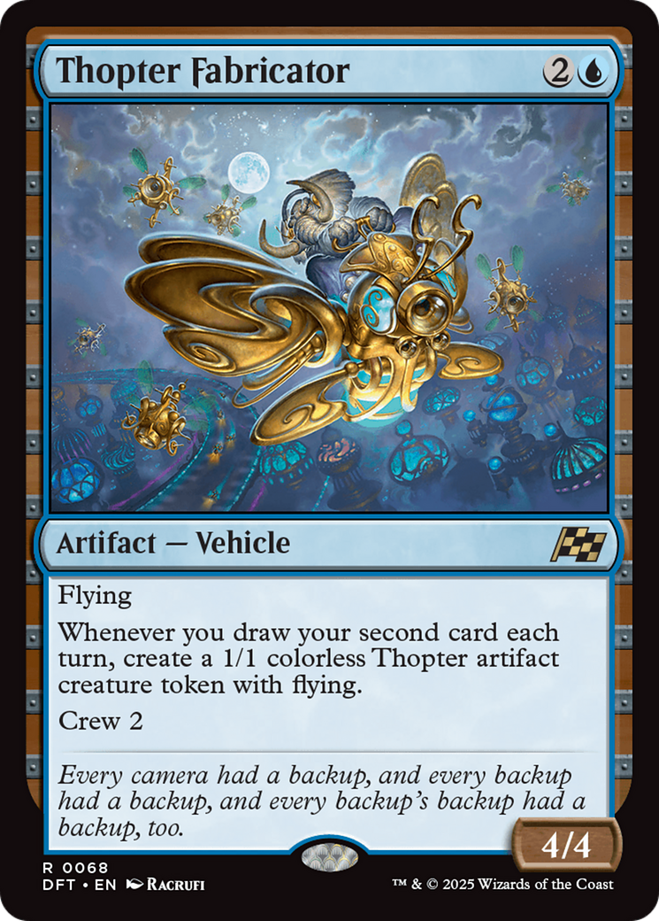 Thopter Fabricator [Aetherdrift] | Card Merchant Takapuna