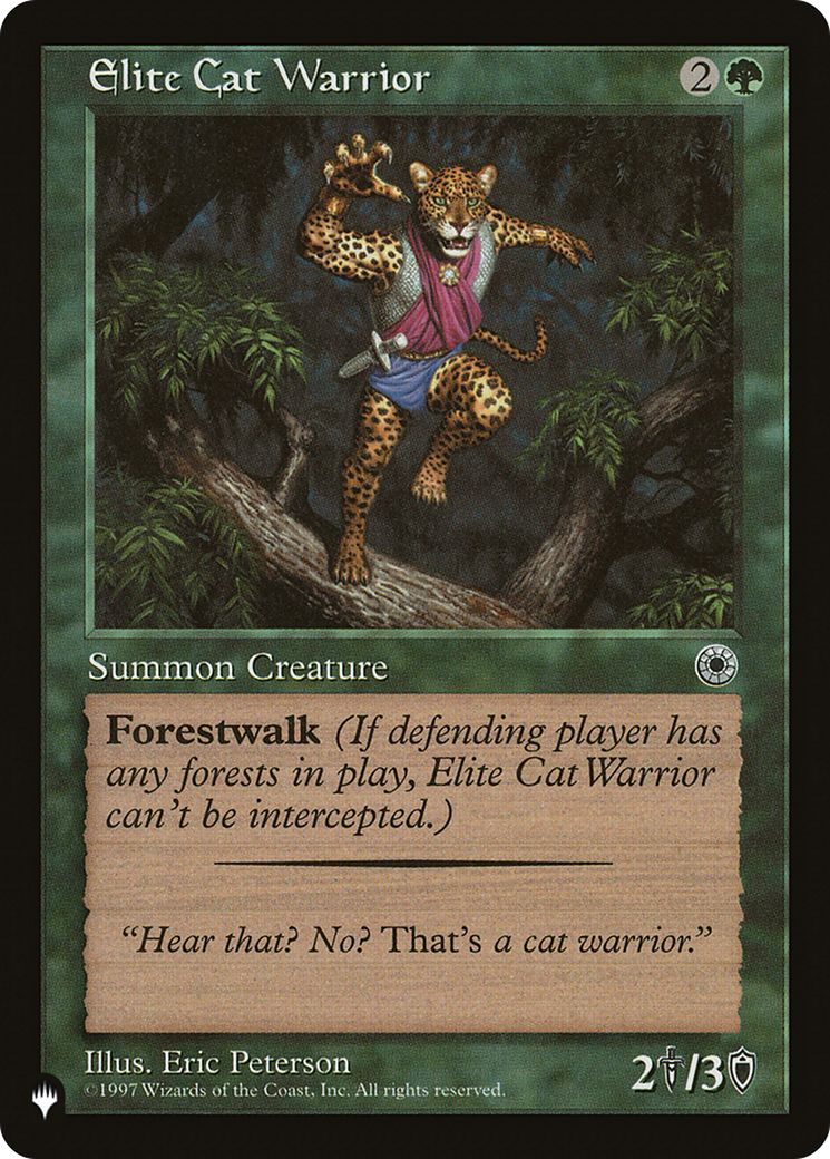 Elite Cat Warrior (Flavor Text) [The List] | Card Merchant Takapuna