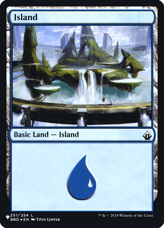 Island (Battlebound) [Secret Lair: Heads I Win, Tails You Lose] | Card Merchant Takapuna