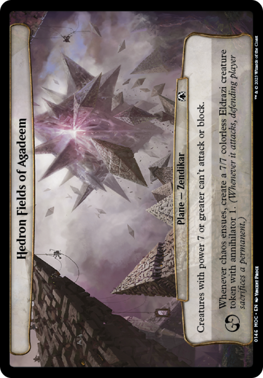 Hedron Fields of Agadeem [March of the Machine Commander] | Card Merchant Takapuna