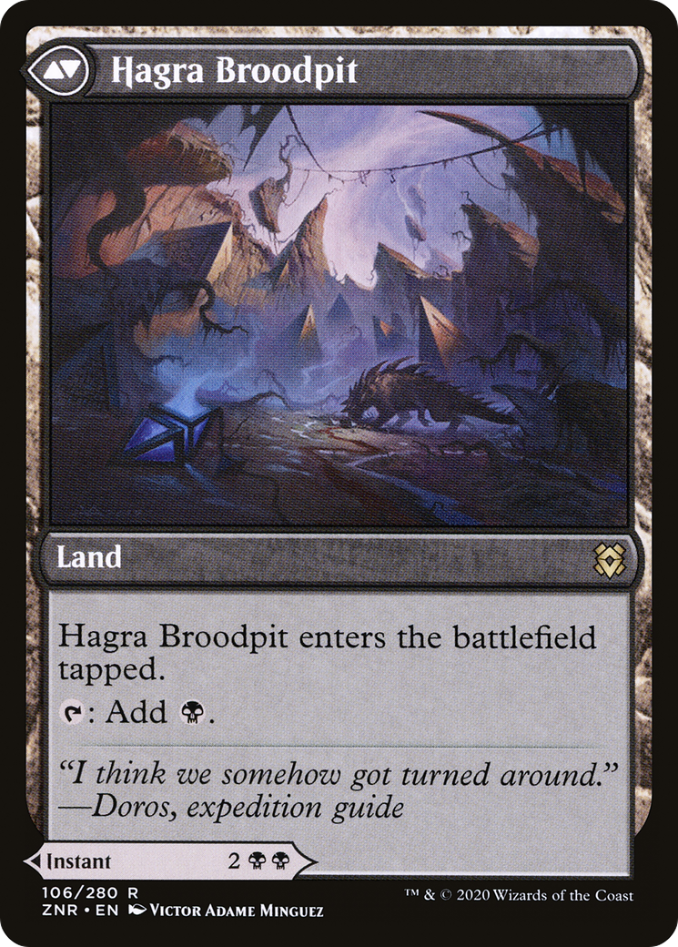 Hagra Mauling // Hagra Broodpit [Secret Lair: From Cute to Brute] | Card Merchant Takapuna