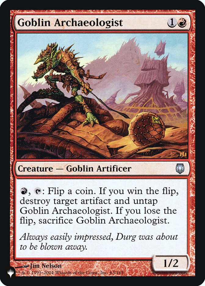 Goblin Archaeologist [Secret Lair: Heads I Win, Tails You Lose] | Card Merchant Takapuna