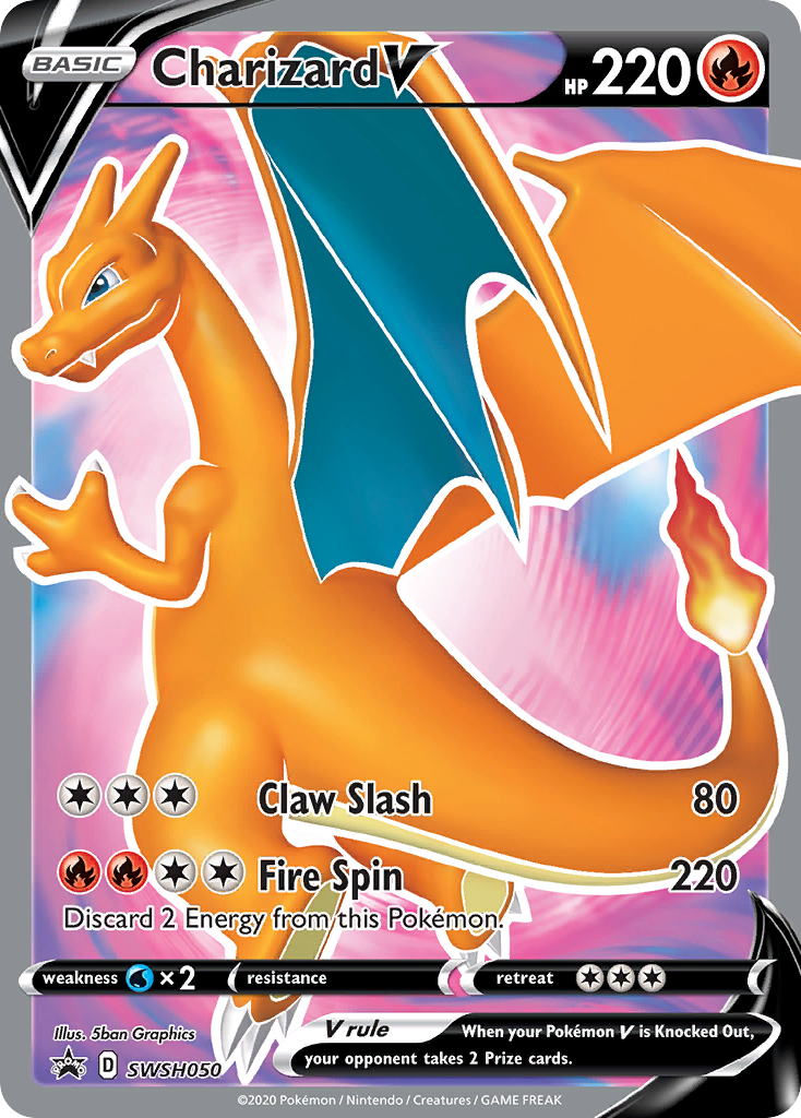 Charizard V (SWSH050) [Sword & Shield: Black Star Promos] | Card Merchant Takapuna