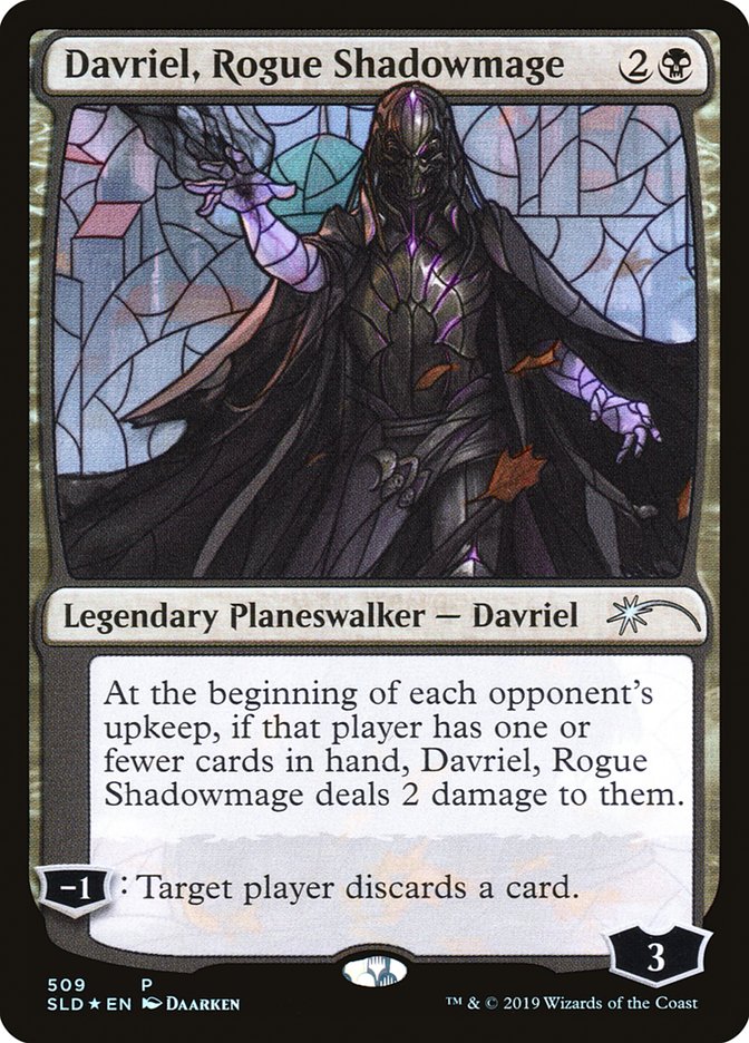 Davriel, Rogue Shadowmage (Stained Glass) [Secret Lair Drop Promos] | Card Merchant Takapuna