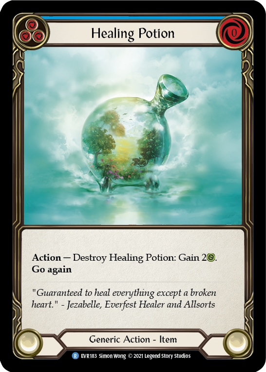 Healing Potion [EVR183] (Everfest)  1st Edition Cold Foil | Card Merchant Takapuna