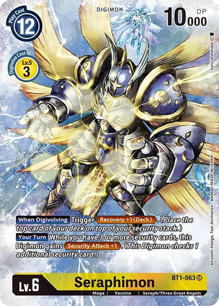 Seraphimon [BT1-063] (Alternate Art) [Dimensional Phase] | Card Merchant Takapuna